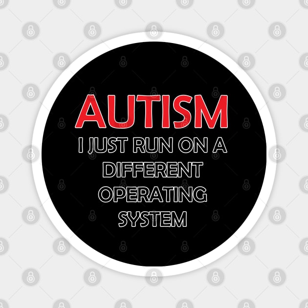 Different Operating System Magnet by Firestorm Fox
